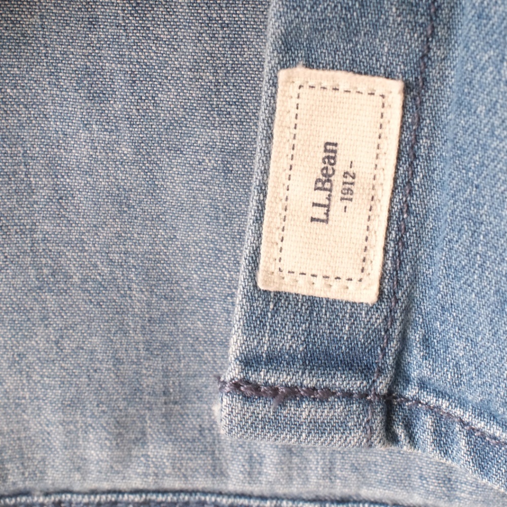 Women's L.L. Bean Heritage Washed Denim Shirt, Long-Sleeve - Picture 3 of 3